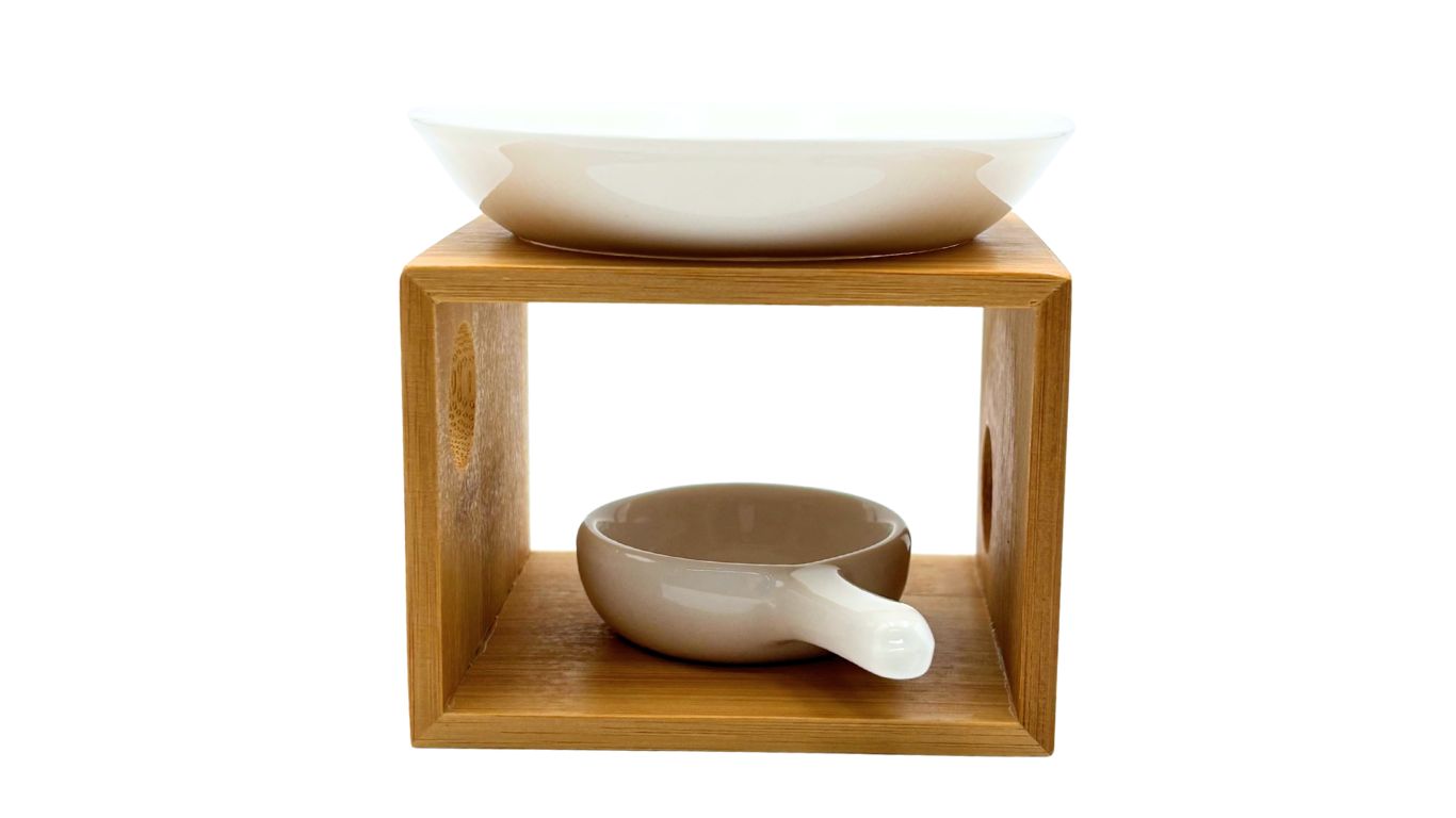 Essential Oil / Wax Melt Burner (wooden)