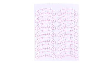 Eyelash Mapping Stickers 140's