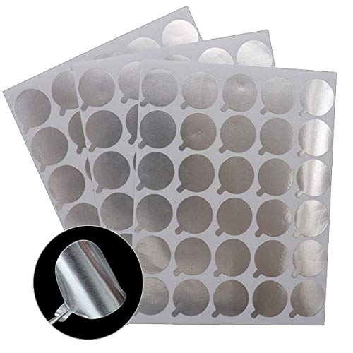 Adhesive Stickers Silver - I832