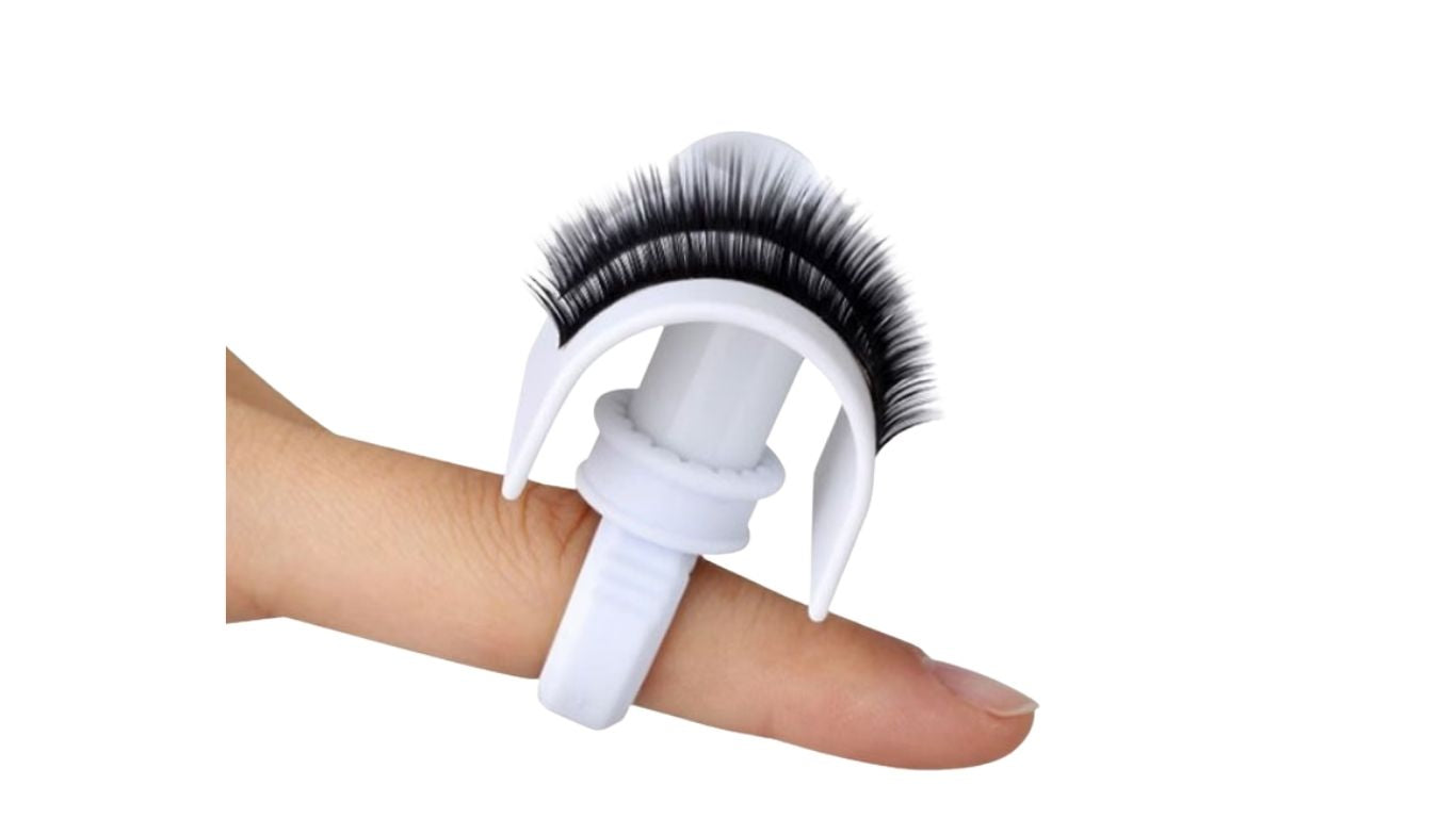 Glue & Lash Pallet Ring - White