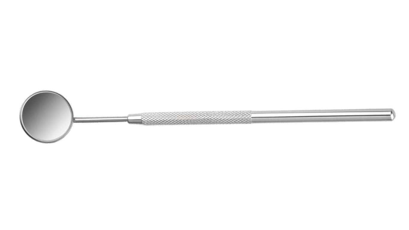 Eyelash Mirror Stainless Steel Round