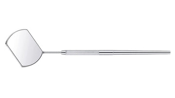 Eyelash Mirror Silver Stainless Steel Rectangular