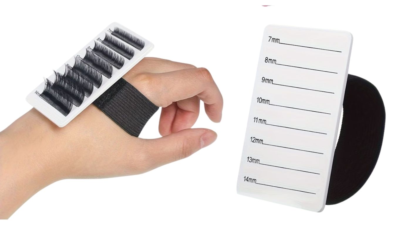 Eyelash Extension Hand Plate (White)