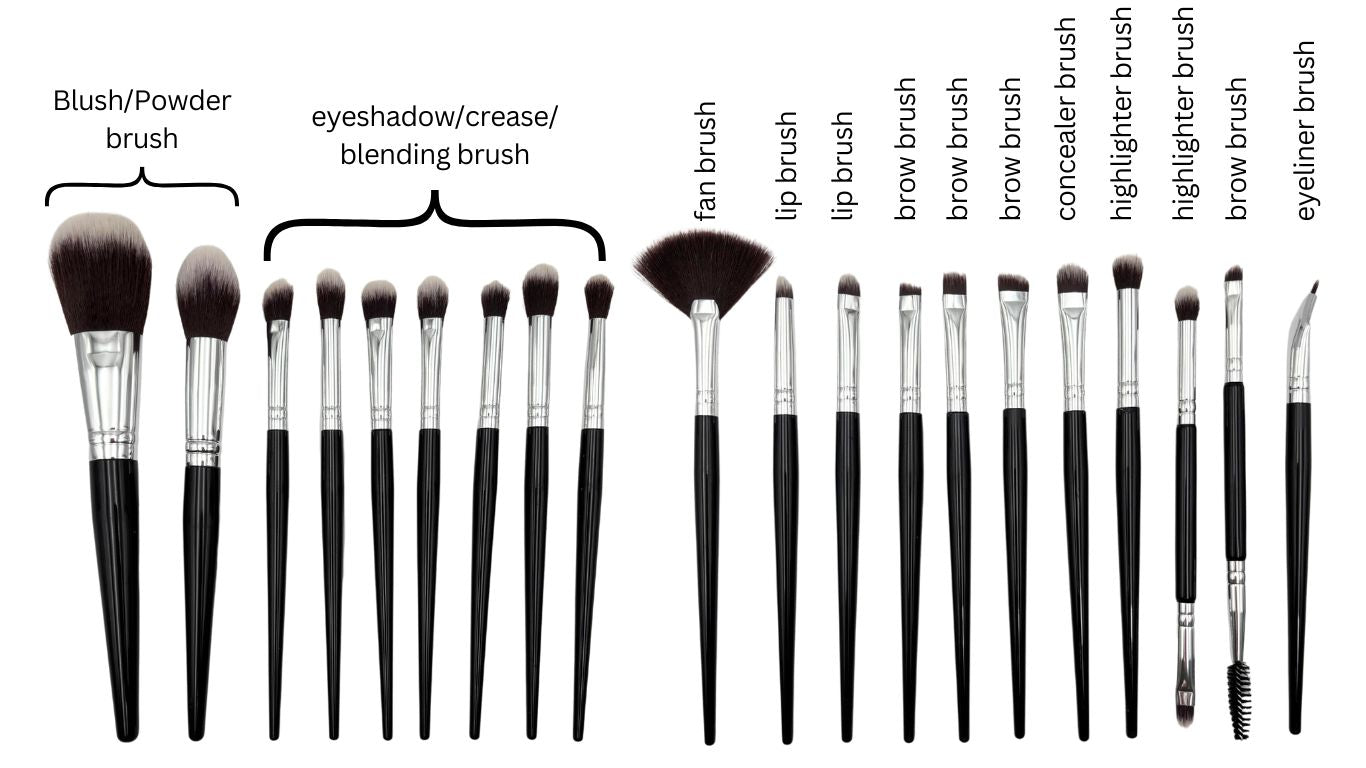 Brush Set 20pc with Belt