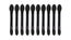 Eyeshadow Applicators 10's