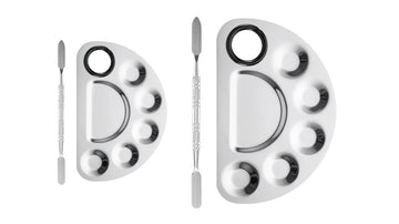 Make-up Mixing Palette - half circle