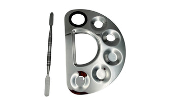 Make-up Mixing Palette - lrg half circle