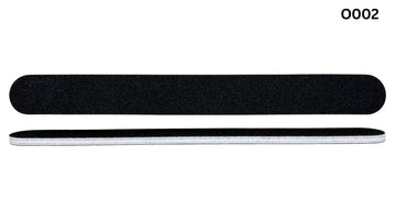 Nail File Straight Black (100/180)