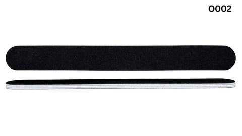 Nail File Straight Black (100/180)