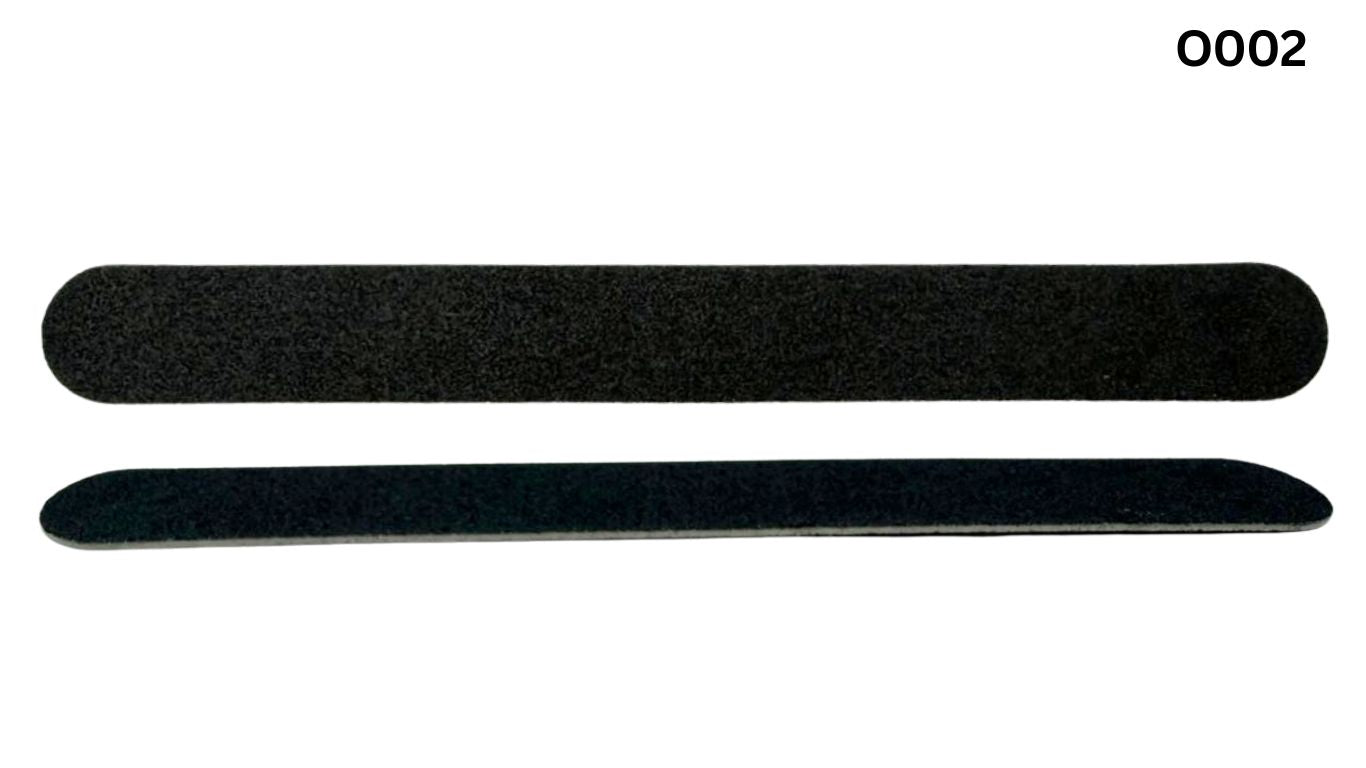 Nail File Straight Black (100/180)