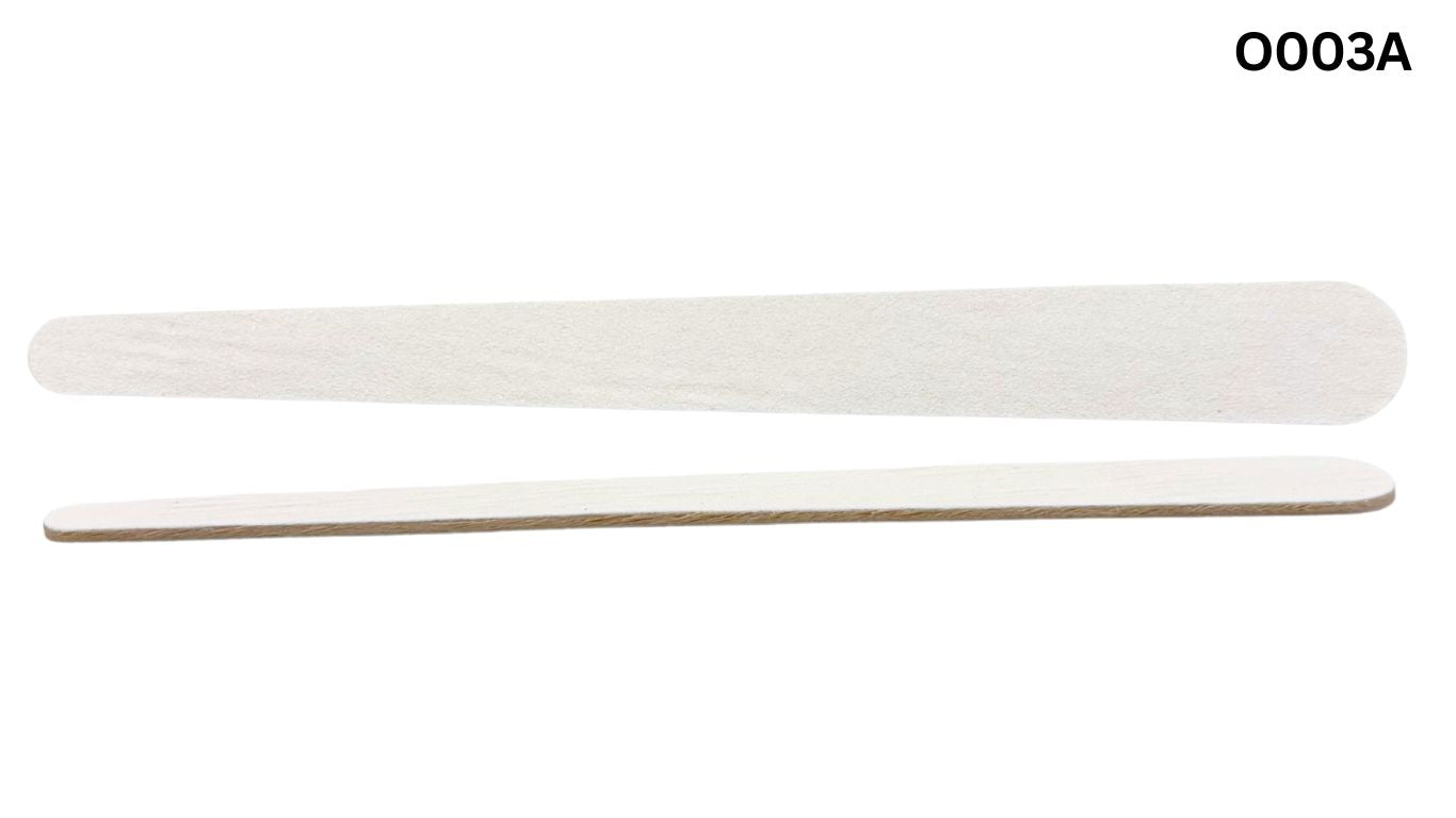 Nail File Teardrop White