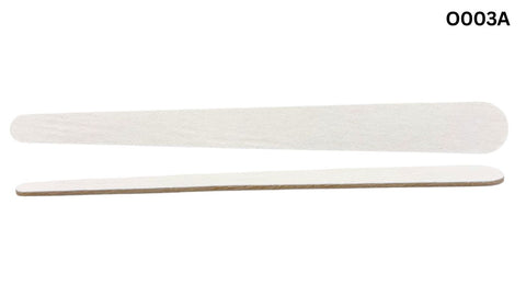 Nail File Teardrop White