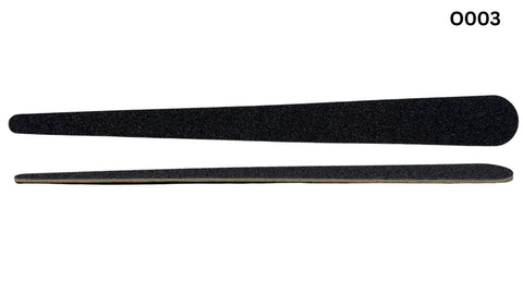 Nail File Teardrop Black (100/180)