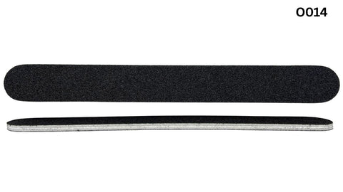 Nail File Straight Black Flexi (100/180)