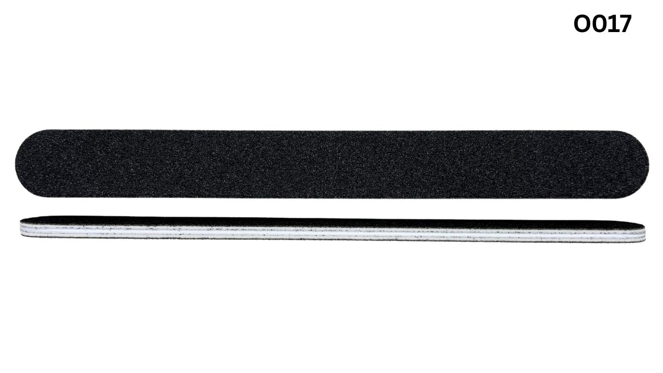 Nail File Straight Black (100/100)