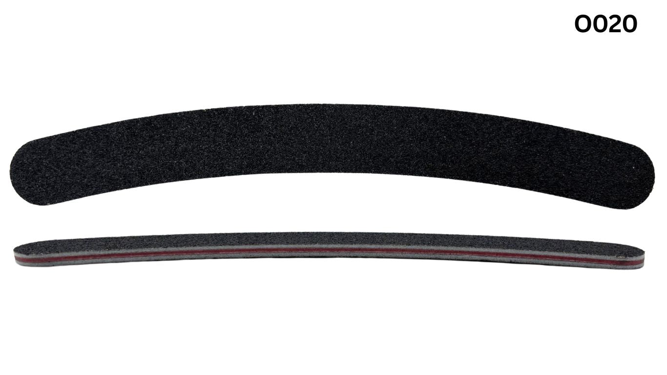 Nail File Boomerang Black (100/180)