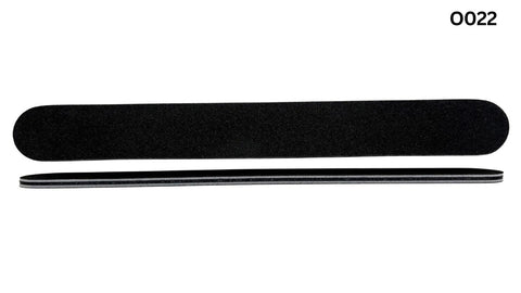 Nail File Straight Black Flexi (400/220)