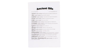Ancient Oils Prophetic Pamphlet