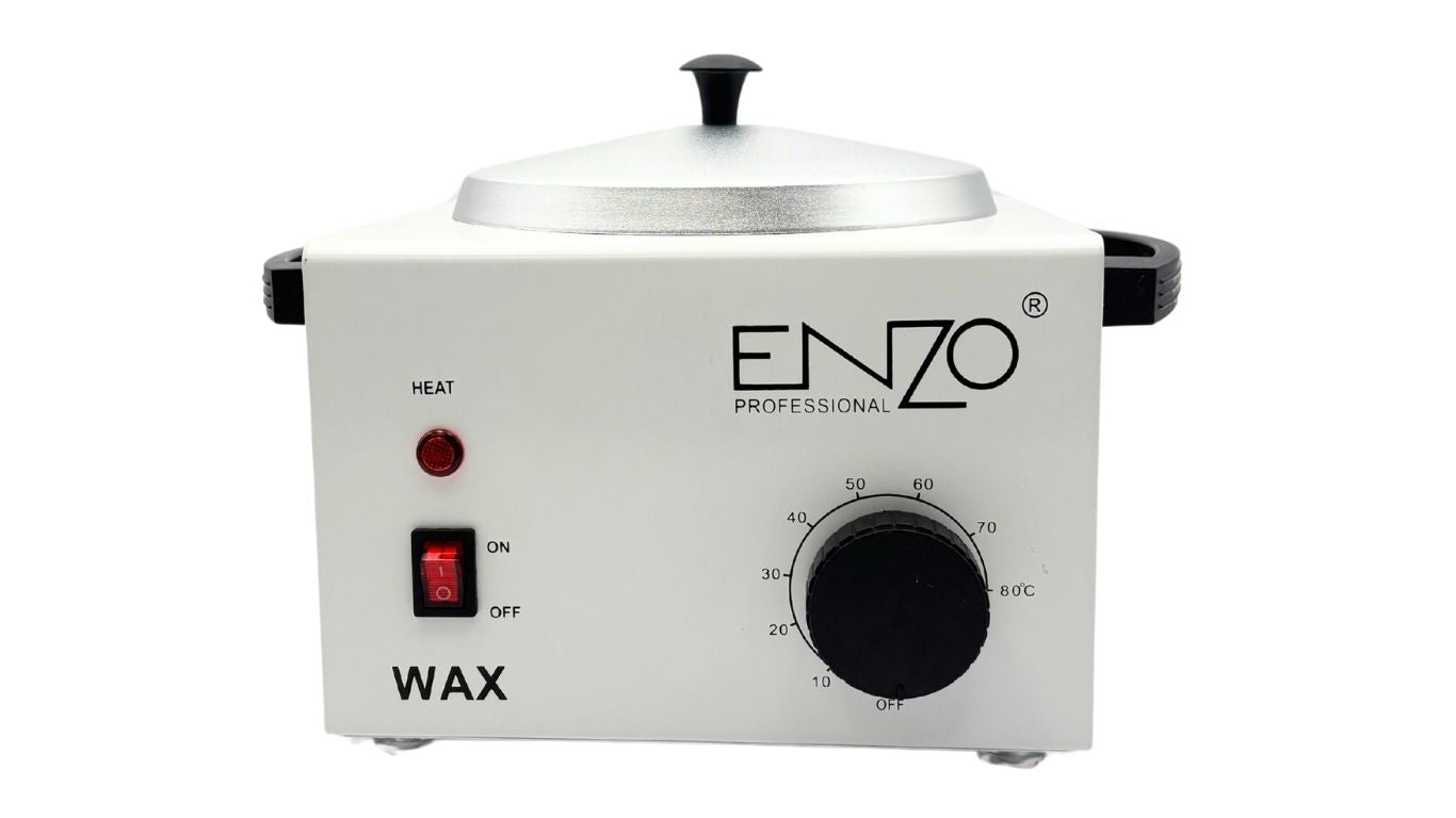 Wax Heater 500g Enzo - White Steel
