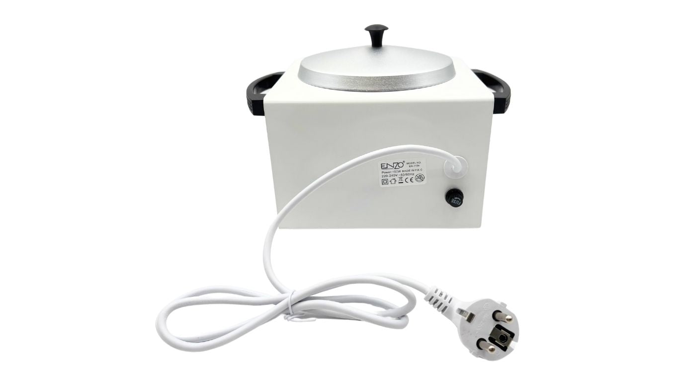Wax Heater 500g Enzo - White Steel
