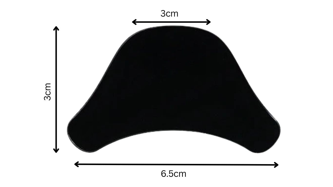 Tinting Silicone Pads Black (2's)