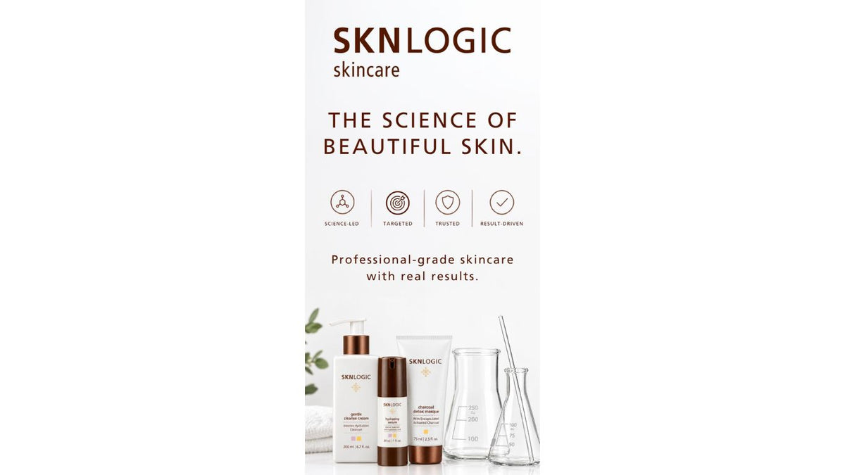 SKNLOGIC Brochure Stand & Inserts