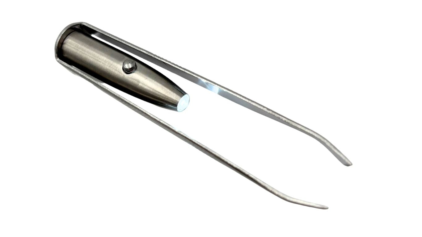 Tweezer Silver with LED light
