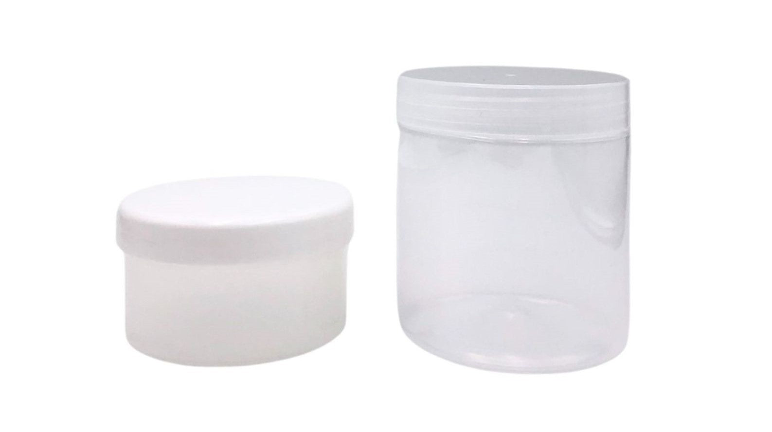 Plastic Tubs White with Lid