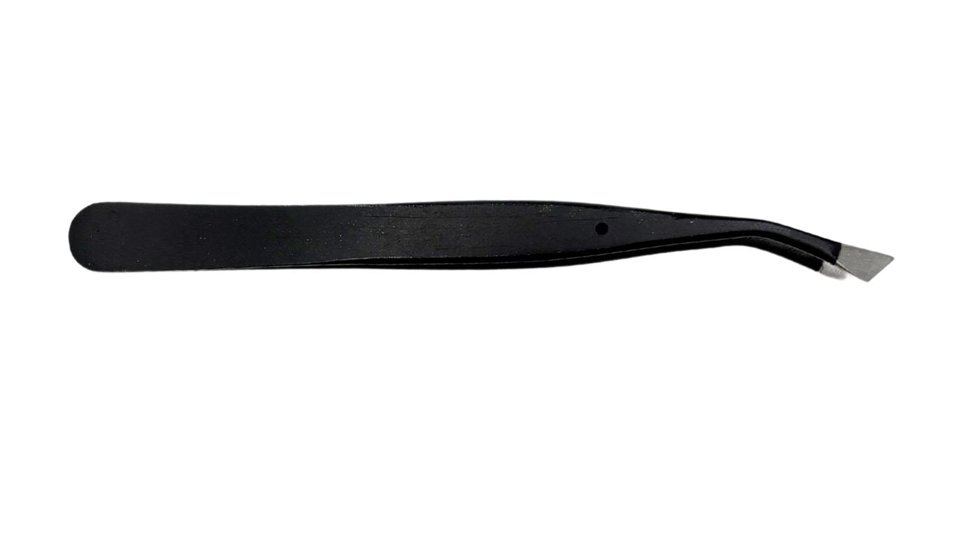 Black Slanted Claw Tweezer