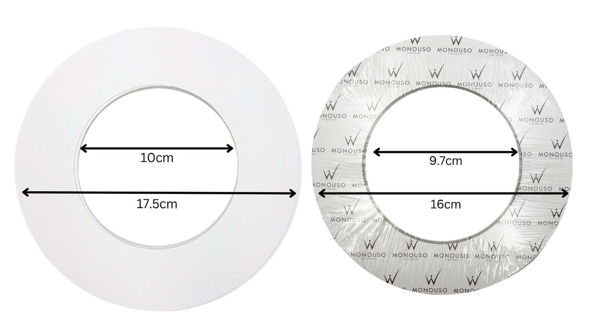wax pot collars with sizes