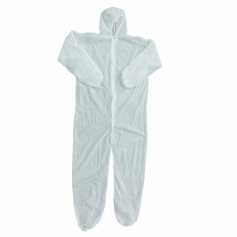 Coveralls Woven White Large - Z719L