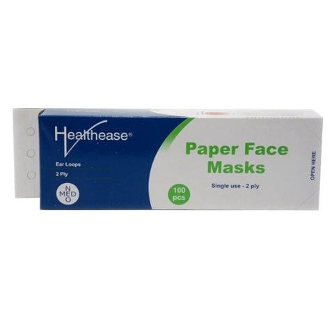 Face masks Disposable 2ply Paper -100s - F011A