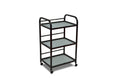 Glass Metal Trolley - E001K