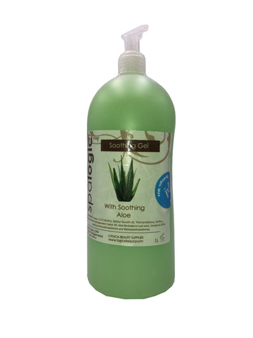 Post Wax Soothing Gel with Aloe 1Lt Spalogic - L59A