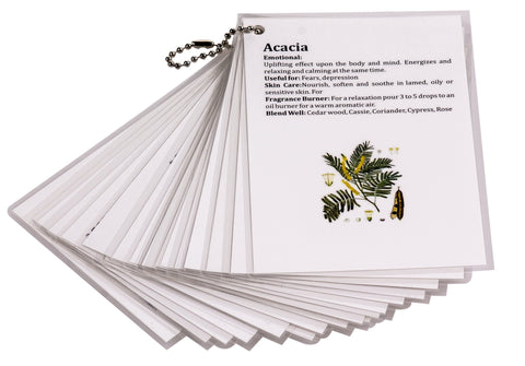 Set of Cards with Info For Individual Oils - RRC
